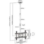 Кронштейн потолочный для TV Maclean MC-803