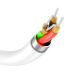 Кабель VIPFAN P04 Type-C-Lightning 3A 2 м (белый)