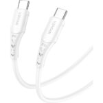 Кабель Vipfan P05 USB Type-C- USB Type-C 2 м (белый)