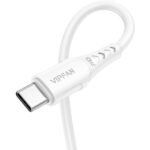 Кабель Vipfan P05 USB Type-C- USB Type-C 2 м (белый)