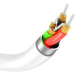 Кабель Vipfan P05 USB Type-C- USB Type-C 2 м (белый)