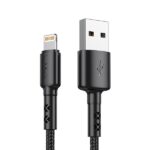 Кабель VIPFAN X02 USB-Lightning 3A 1.8 м (черный)