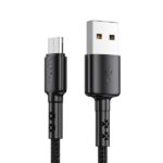Кабель VIPFAN X02 USB-MicroUSB 3A 1.8 м (черный)