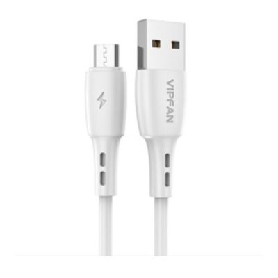 Кабель VIPFAN X05 USB-MicroUSB 3A 2 м (белый)